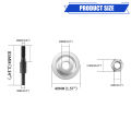 70-75mmGrinding Wheel Nylo Round Cloth Wheel Fiber Polishing Wheel Drill Connected to Rotating Abrasive Tool for Metal Grinding. 