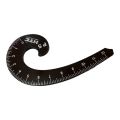 French Curve Shape scale Wooden for Sholder, Gol gala, neckline, armhole, sleeve caps, pocket cutting designers -Tailoring Scale for Measuring in high quality P5 Tailoring Scale. 