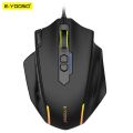 E-YOOSO X-41 USB Wired RGB Gaming Mouse 12400 DPI PAW3327 10 Buttons Programmable Game Optical Mice for Computer PC Laptop. 