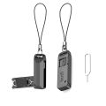 1/2/5PCS Sim Card Slot Storage Box With Lanyard Sim Card Tray Pin Eject Removal Tool Needle Opener With SIM/TF Card Storage Box. 