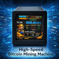 Smart Crypto Mining Display Mini Bitcoin Miner Monitor Plug & Play WiFi Real-Time Hashrate USB Powered.