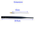 868MHz / 915MHz LoRa Antenna 5DBi SMA Male to U.FL Connector Cable Omni-directional Antenna for Meshtastic Lora Board IoT.