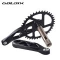 GOLDIX MTB Crankset BSA 24mm 165mm 170mm 175mm Direct Mount R-SPEC Trail Hollow Bike Crank Spindle DH AM XC for Shimano SRAM.