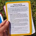 Jumbo Size 50 Sight Words Flashcards: Scholastic Early Learners (Flashcards) Hardcover Scholastic Early Learners: Interactive books for hands-on learning. Perfect for babies, toddlers, preschoolers, kindergartners, and first graders, too!. 