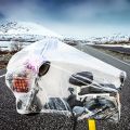 Disposable transparent motorcycle jersey PE film bicycle cover rainproof dustproof battery car cover.