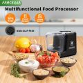 PANCERKA 3-in-1 Electric Vegetable Chopper & Food Processor - Versatile Kitchen Blender for Dicing, Mincing, and Pureeing - Black. 