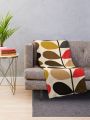 Orla Kiely Throw Blanket Blanket With Well Thick King Wool Loose Blanket Floral Throw Blanket Fleece Fabric. 