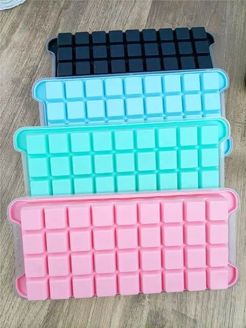 36-Grid Silicone Ice Cube & Jelly Tray Mold with Lid – DIY Kitchen Tool for Home Use