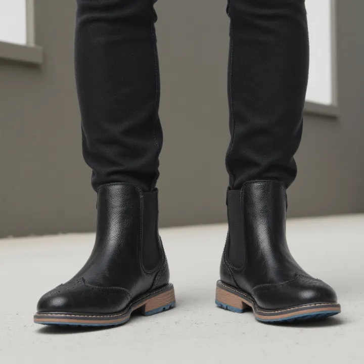 Size%207-13%20Brogue%20Chelsea%20Men%20Boots%20Classical%20American%20Style%20Leather%20Boots%20-%20Image%206
