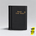 Whph shop coin collection book album coin storage 120 slots PU leather cover export quality. 