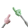 Steel Teaching Pointer Telescopic Rod Finger Design Teaching Stick Finger Reading Sticks Tools School Office Supplies. 
