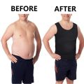 Men's Compression Shirts Tank Tops Undershirts Mens Slimming Body Shaper Vest Sleeveless Abdomen Slim Vest Fitness Workout. 