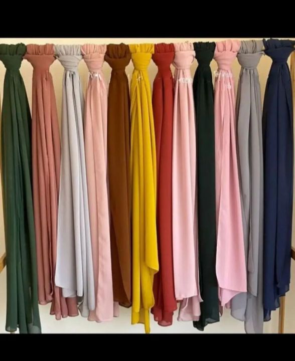 High quality women sheffon stoler in different colours | Daraz.pk