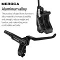 MEROCA NEW M4S 4-Piston MTB Hydraulic Brakeset Split Brake Left rear and Right front Brake 850mm/1600mm For MTB Bike Disc Brake. 