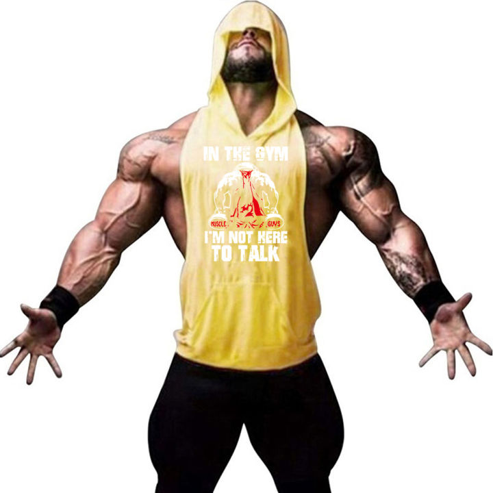 Summer%20men's%20cool%20printed%20pattern%20fitness%20sweat%20absorbing%20cool%20and%20fashionable%20gym%20muscle%20tight%20fit%20comfortable%20hooded%20vest%20-%20Image%204
