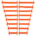 16pcs/lot Silicone Shoelaces No Tie Shoelaces 12 Colors Elastic Lace Shoelace Creative Lazy Silicone Laces  Lace. 
