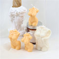 Artistic Naked Body Figure Silicone Soap Mould Pregnant Woman Wax 3D Female Oblique Shoulder Man Candle Mold Fragrant Decoration. 
