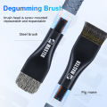 MECHANIC Motherboard Cleaning Brush with Replacement Head Cellphone Chip Tin Glue Removal Repair Bristle/Steel Brushing Tool. 