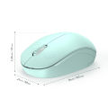 Seenda 2.4G USB Wireless Mouse with USB Receiver Portable Mint Green Mini Slim Mause for PC Computer Tablet Laptop. 