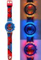 Spiderman Multicolored Digital Glowing Light Wrist Watch for Boys and Girls Spider-Man Digital Glow and Disco light ,12 second Glowing LED light Watch Product Characters Dispatched as per Availability Band Material: Silicon 3 Button : 1 for glowing led an. 