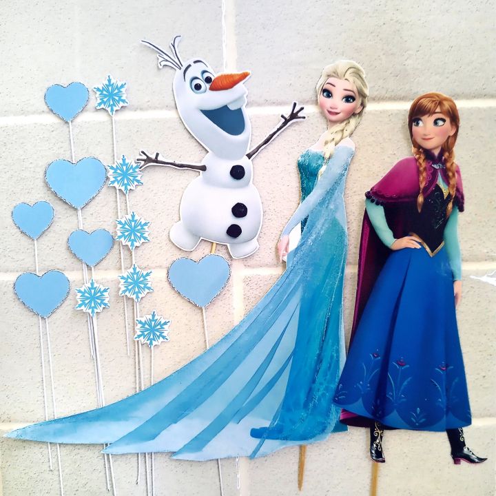 Frozen%20Theme%20Printable%20Picture%20Cake%20Topper%20,%20Elza,%20Anna,%20Olaf%20and%20other%20-%20Image%206