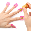 LULAA 26Pcs Nail Polish Guard Soft Shield Skin Cuticle Bagged Protector for Women French Stamp Painting Spill Proof Manicure. 