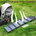 800W Foldable solar panel 6 fold 20w/h portable solar panels Fast charger USB 5V DC Full time solar panel mobile power supply.