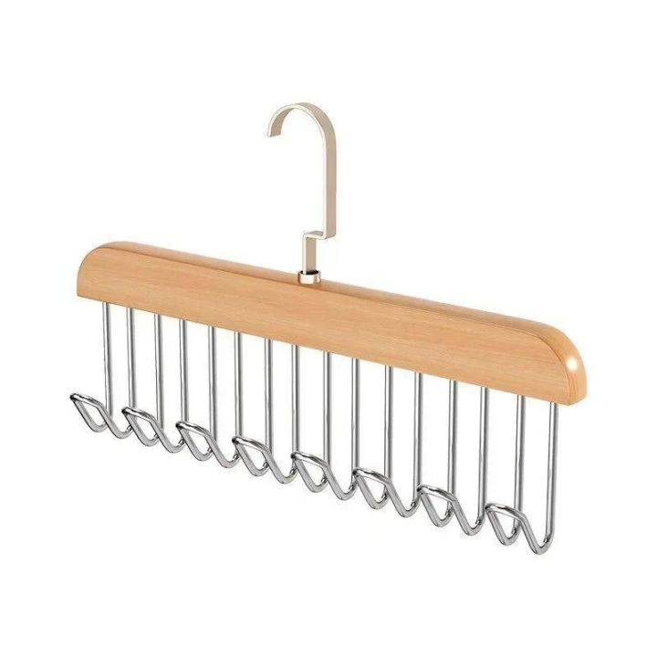 Solid%20Wood%20Hanger%20Hook%20Women%20Storage%20Bra%20Hanger%20Household%20Belt%20Hanger%20Durable%208%20Hooks%20Rack%20Closet%20Clothes%20Organizer%20Storages%20-%20Image%207