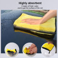 Cloth Car Microfiber Wash Towel Car Drying Cleaning Detailing Window Glass Double Layer Cleaning Cloth Car Wash Supplies 5/10pcs. 