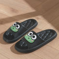 Summer Beach Slides Bathroom Anti Slip Slipper Non-Slip Home Flip Flops Cartoon Frog Soft Sandals.