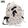 Bow Backpack Corduroy School Bag for Women Girls Large Capacity Laptop Backpack Cute Y2K Style Student Bookbag Casual Adjustable. 