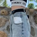3pcs Fashion Stretchy Waist Belt Pure-Color Wear Resistant Versatile Adjustables Soft Beltfor Women Men Use Jeans Accessory. 