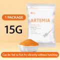 YEE Decapsulated Brine Shrimp 15gm Pack | Not Hatchable | Direct Feed Decapsulated Artemia | Aquarium Fish Food | Small Fish Food. 
