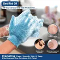 1-10pcs Colourful Exfoliating Gloves, Bath Gloves For Shower, Double Sided Exfoliating Gloves, For Spa, Massage And Body Scrubs. 