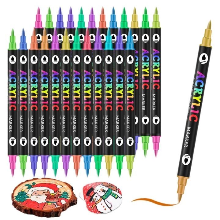 24/48/72%20Colors%20Acrylic%20Paint%20Markers,Dual%20Tip%20Pens%20With%20Dot%20Tip%20and%20Brush%20Tip%20for%20Rock%20Painting,Wood,Ceramic,Fabric,Canvas,DIY%20-%20Image%206