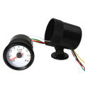 AD 52mm Tachometer tacometro 12V Car LED Tacho Gauge Tachometer 0-8000 RPM Meter White Black for 1-8 Cylinder Gasoline Engine. 