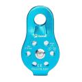Rescuing Lifting Fixed Side Pulley Arborist Rock Climbing Gear Zip Line Fast Speed Cable Trolley Heavy Duty Rope Pulley. 