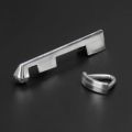 Professional Billiard Cue Tip Clamp Repair Tool, Wooden Pool Snooker Rod Leather Head Fixing Maintenance Kit for Table​. 