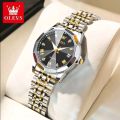 Olevs 9931 luxury fashion waterproof stainless steel imported quartz movement ladies wristwatch for women.