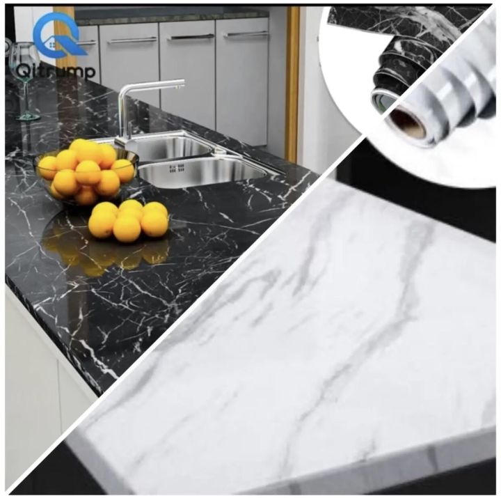 High quality marble sheet shelf adhesive wallpaper sticker