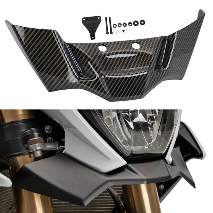 For BMW S1000R 2021-2024 Wing Downforce Front Spoiler Naked Aerodynamic Winglet S 1000 R S1000 R M1000R 2023 2024