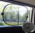 2Pc Universal Car Side Window Curtain Foldable Sun Shade Blinds. 