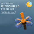 Car Windshield Repair Kit Quick Fix Car Cracked Glass Windscreen Repair Tool Resin Sealer DIY Auto Window Screen Polishing. 