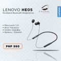 Lenovo Sports Wireless Headsets HE05 - Neckband - Wireless Earbud.