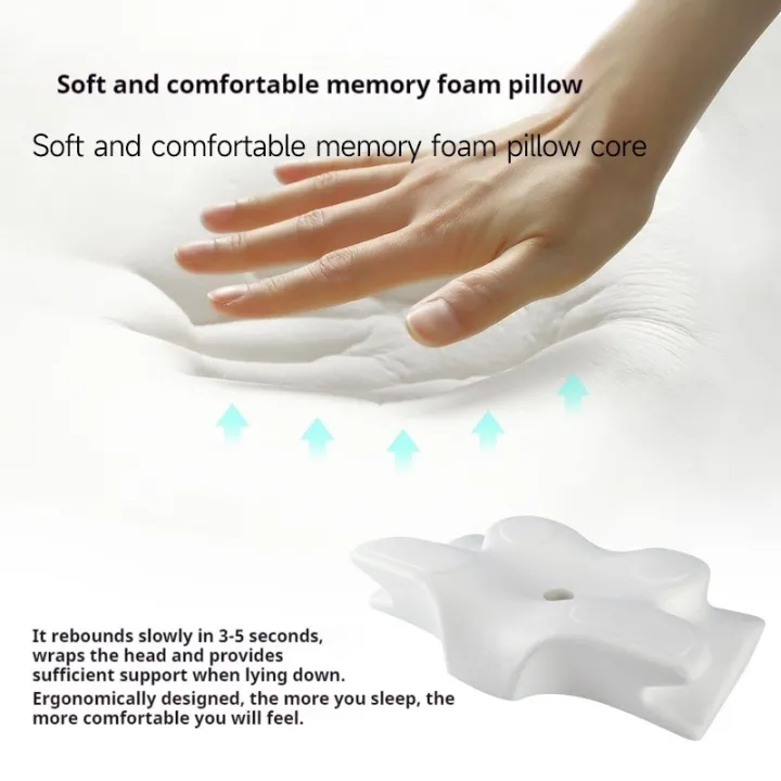 Memory%20Foam%20Cervical%20Pillow%202%20in%201%20Ergonomic%20Contour%20Orthopedic%20Pillow%20Neck%20Pain%20Contoured%20Support%20Pain%20Relief%20Sleeping%20Pillow%20-%20Image%205