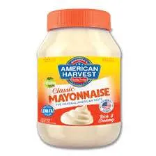 American Harvest Real Mayonnaise | Gluten Free | 946ml (32oz) Jar