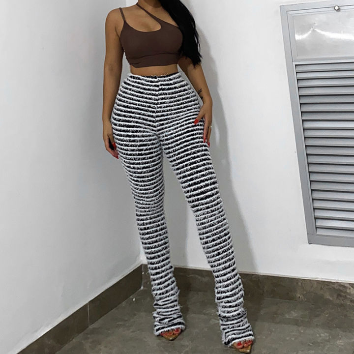 Color%20Block%20Stripes%20Pants%20Women%20High%20Waist%20Loose%20Sweatpants%20Women's%20Bodycon%20All-match%20Summer%20Trouseres%20For%20Female%202023%20-%20Image%206