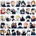 10/30/80pcs Cartoon Jujutsu Kaisen Stickers DIY Laptop Skateboard Kids Cool Sticker Itadori Yuji Satoru Gojo Anime Decal Toys.