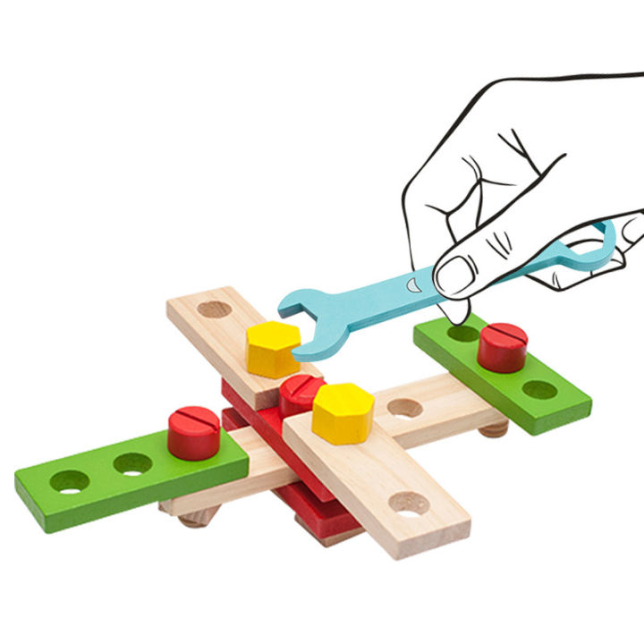 Wooden%20Nut%20Screw%20Disassembly%20Assembly%20Toolbox%20Toys%20Simulation%20Repair%20Carpenter%20Tool%20Creative%20DIY%20Pretend%20Play%20Set%20For%20Children%20-%20Image%202