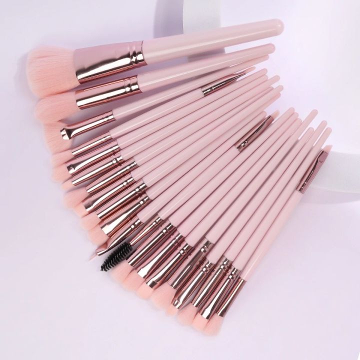 MAANGE%2020PCS%20Makeup%20Brush%20Cushion%20Puff%20Set%20Pink%20Kabuki%20Foundation%20Powder%20Concealer%20Eyeshadow%20Eyebrow%20Brushes%20Mini%20Triangle%20Puff%20-%20Image%203